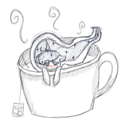 lunadoodle:  A cup of tiny luna. Or it it a huge teacup?  X3!