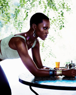 thequeensofbeauty:Lupita Nyong’o for Vogue by Mikael Jansson,
