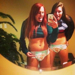 jazzyspurlin:  Is this weird? Lmao welp, we don’t care! #diapers