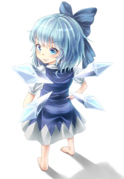 cirno (touhou) drawn by t.m (aqua6233) - Danbooru