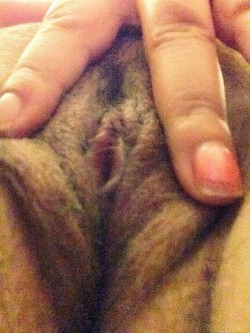 Wife texted me this pic of her pussy up close today at work!&ndash;Thank you for your submission