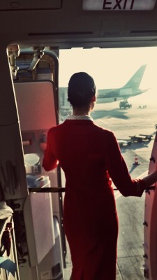 Good flight attendant Morning World!