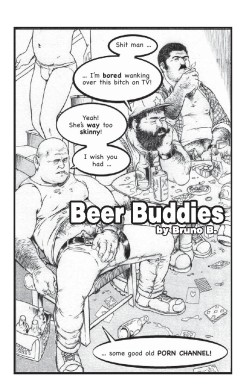 gaycomicparadise:  Beer Buddies by Bruno B. (&frac12;) 