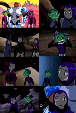 kitsukyrockbell:  Beast Boy deals with Raven’s (Teen Titans,