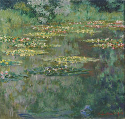 arsvitaest:  “The Water Lily Pond”  Author: Claude Monet