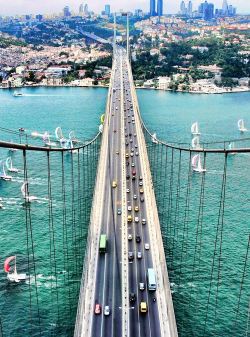 ms-luxury:  Bosphorus Bridge, Istanbul - my city more at ms-luxury