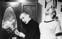 rubusberry:  henry—rollins:  Ian MacKaye and Henry Rollins