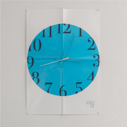 designcube:  Time Paper poster-clocks by D-Bros