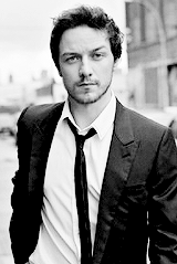  who needs a gun, when you have a face like that → James McAvoy