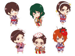 accidentalrendezvous:  Onsen pedal keychains for AX!! They’ll