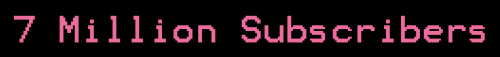 tinyboxtim:  ((7 million subscribers. there really isn’t much i can say anymore without being redundant. which… actually i think i said in the 6 million subscriber post, so hey i’m already being redundant!it’s hard to believe i’ve seen our community