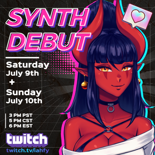 Vtuber Debut this weekend! You can finally simp for her 😈📆: