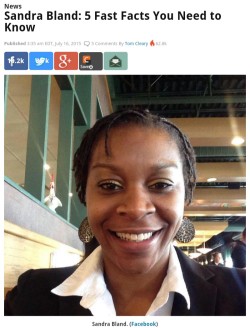 mariposatraicion3ra:  darvinasafo:  Sandra Bland as it seems