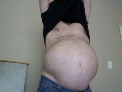ballbellyexpandr:  Truly one well overfed porker from my encouraging.