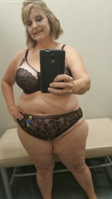 Mature, curvy, armed with a tablet, and ‘sexy’ in