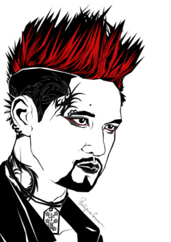 phildrawsfanart:Punk Magnus Bane.