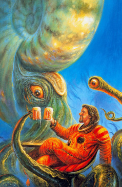 moonzerotwo:  A Pint With A Mollusk - Bob Eggleton