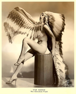 burleskateer:Star Markee       aka. “The Cherokee Flash”..