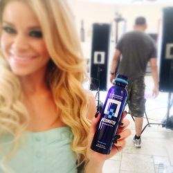 On set with @RESQWATER thanks for keeping me going! #resqwater