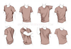 drawingden:  Clothing study: shirts by Spectrum-VII 