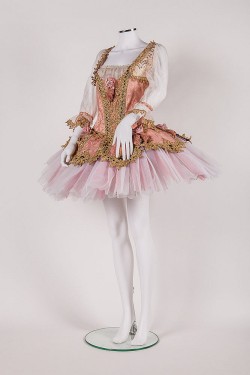 rosemaclares:  A gold and pink tutu from the 2001 Royal Opera