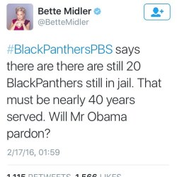 salimadofo:  Even Bette Midler is calling for the release of