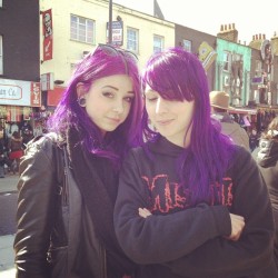 the-beautiful-plum-suicide:  gossipsuicide Purple babes! @discordiasuicide @plumsuicide 