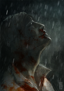 fannibalgallery:  radacsart:  Hanni standing in the rain ~  Intense