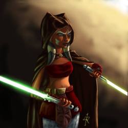 seethersalizar:  Ahsoka Tano the apprentice of the Choosen One