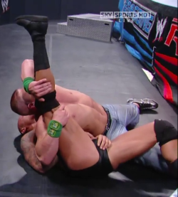 all-that-junk:  thecasualwwefan:  Why is Randall groping himself? Is it because he loves having Johnny’s hands on him?  I’d grope myself if John’s hands were touching my leg and thigh! 