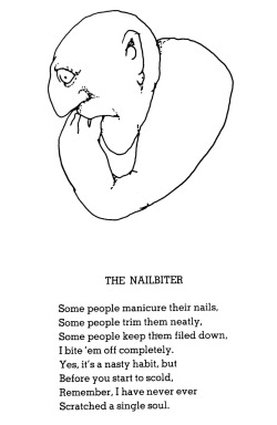 Shel Silverstein was my favorite poet when I was little