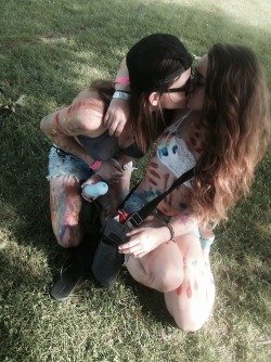 adorablelesbiancouples:  When I asked her to be mine. Pride 2014,