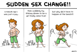 joystiksmut: Sudden Sex Change - Beach Want to see more unexpected