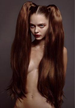 thebeautymodel:  Katiusha Feofanova by Jamie Nelson Hair: Linh