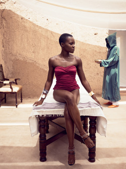 lesbeehive:  Les Beehive – Lupita Nyong’o for Vogue by Mikael