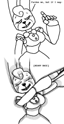 starchymcgee:@unnecessaryfansmut â€˜s Spring Bonnie dabbing because people give me bad ideas and I feel the need to act on them.