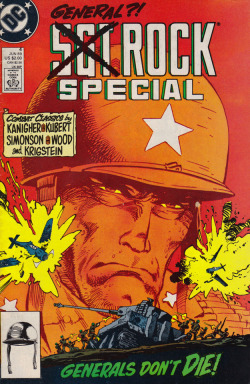 Sgt. Rock Special No. 4 (DC Comics, 1989). Cover art by Walt