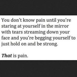 Pain..pain everywhere.. on We Heart It. http://weheartit.com/entry/93594663?utm_campaign=share&utm_medium=image_share&utm_source=tumblr