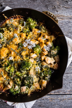 do-not-touch-my-food:    Chicken and Broccoli Skillet Bake  