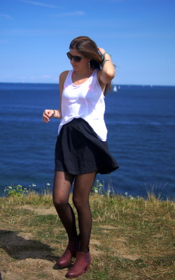 strumpfmode:  (via Ostsee for beginners by Fashion blog A.M.M)