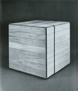 senkenbutai: Regular Platonic Tetrahedron, Cube 1978 斎藤義重