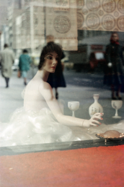 kvetchlandia:  Saul Leiter      Mannequin, New York City 