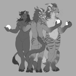 Three Graces - by HaitheTauren, Charr, and the combination of