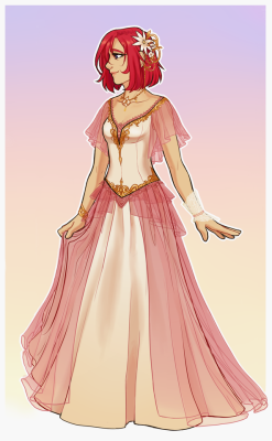 phelacy:  A Princess of Heart needs a dress to match the title!! 