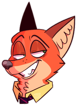 scoutkln:  might draw judy too but heres nick!! 