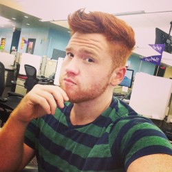 thegingerium:  This is Eric, he got to work late because he finally