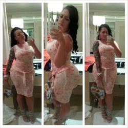 elkestallion:  Different views… dress by @philthyragz heels