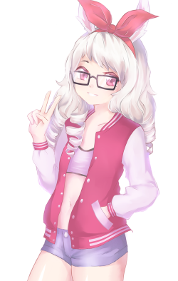 oliviloi:  The second commission for Aeldi    look at her smile!!!