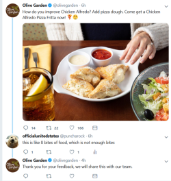 officialunitedstates: olive garden over here trying to share