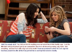 Miranda Cosgrove and Jeannette McCurdy 